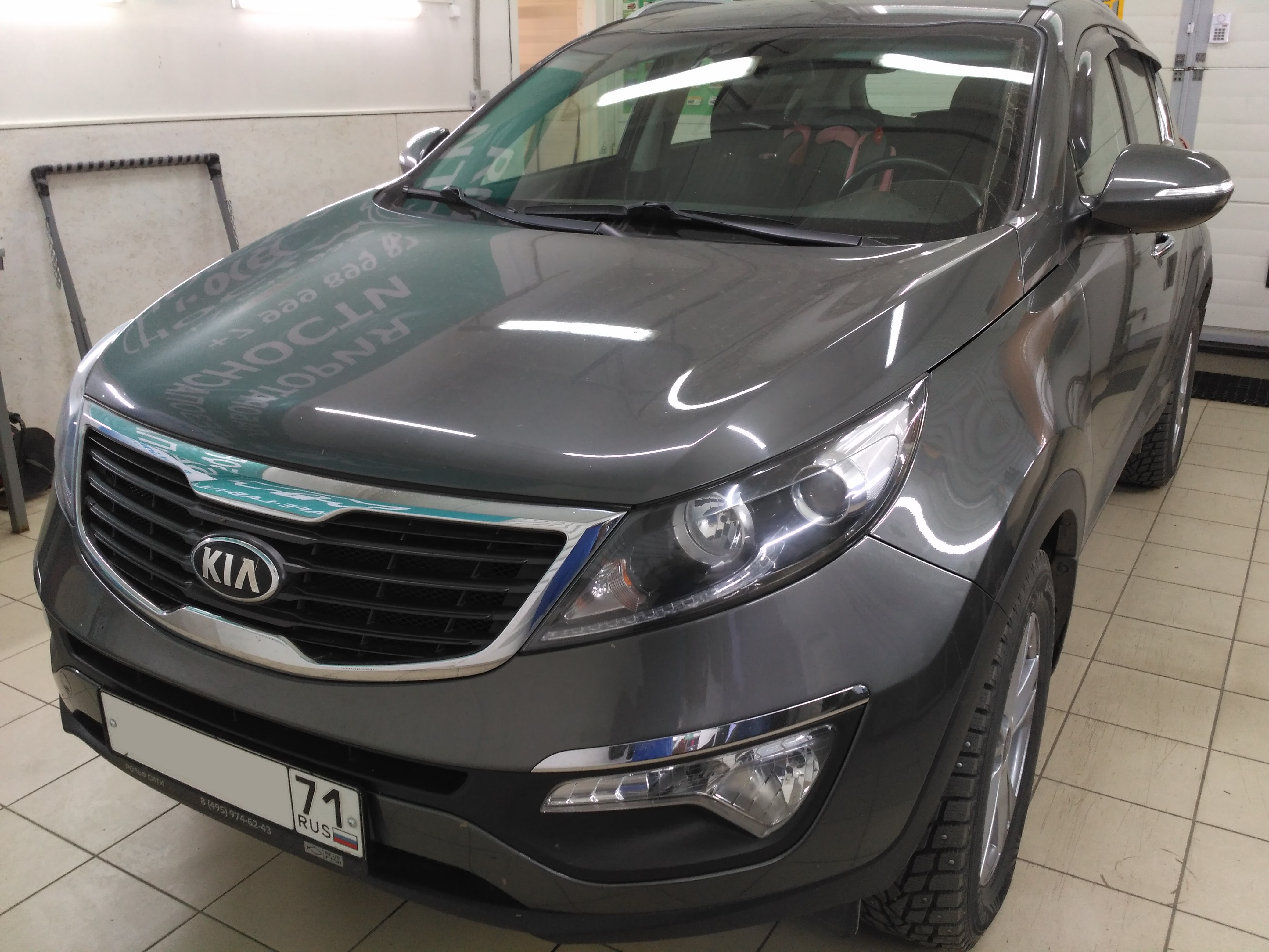 Установка сигнализации на Kia Sportage > 1